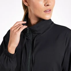 Sideline Full-Zip Windbreaker - Black 11 Sideline Full-Zip Windbreaker - Black -Default Template 3 Girlfriend Collective Sideline Windbreaker Full Zip 6007 JB BLACK 0028