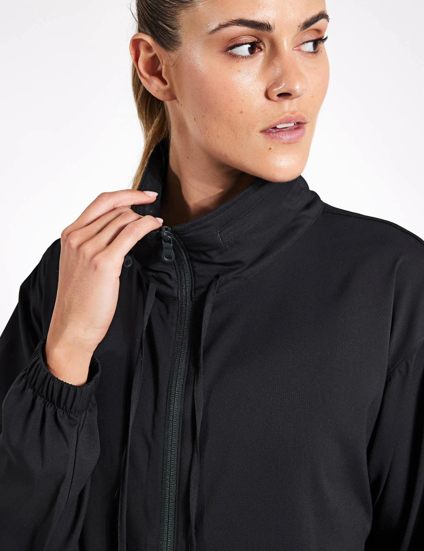 Sideline Full-Zip Windbreaker - Black 4 Sideline Full-Zip Windbreaker - Black - Image 4