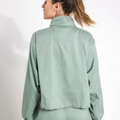 Hummingbird Half Zip Windbreaker - Chinoiserie -Default Template 3 Girlfriend Collective hummingbird half zip windbreaker 6006 HG Chinoiserie 0025