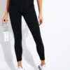 High Waisted 7/8 Pocket Legging - Black