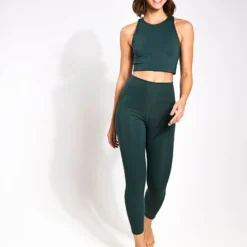 High Waisted 7/8 Pocket Legging - Moss 8 High Waisted 7/8 Pocket Legging - Moss -Default Template 3 GirlfriendCollective High Waisted 7 8 Pocket Legging Moss MHF147 0010