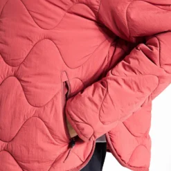 Packaway Quilted Funnel Neck Jacket - Brick -Default Template 3 Goodmove BORG BORG ZIP THROUGH 5332 LAV 0051