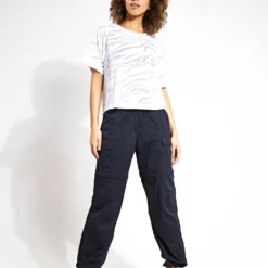 Convertible Stormwear Walking Trousers - Black -Default Template 3 Goodmove BOXY BURNOUT T SHIRT 5988 WHI 0006