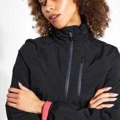Waterproof Zip Up Hooded Jacket - Black 6 Waterproof Zip Up Hooded Jacket - Black -Default Template 3 Goodmove COMMUTER JACKET WATERPROOF T51 5454 BLACK 0003