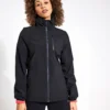 Waterproof Zip Up Hooded Jacket - Black