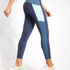 Go Move Printed 7/8 Gym Leggings - Medium Blue Mix