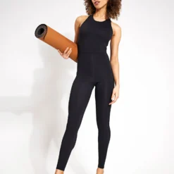 Go Balance Long Fitted All In One - Black