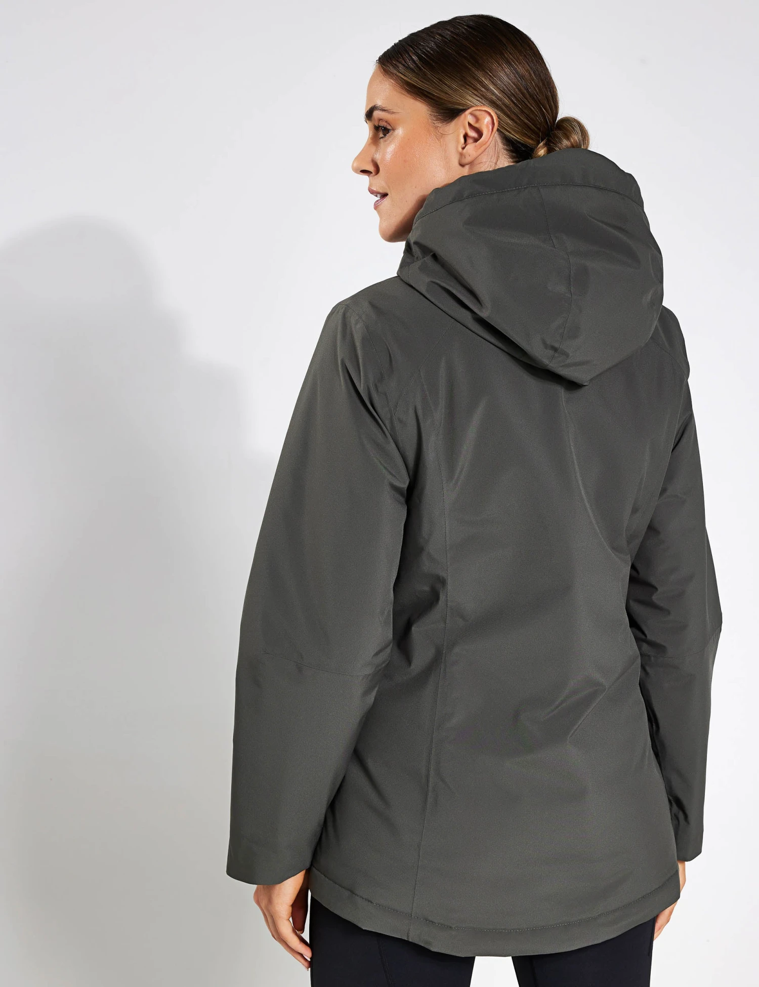 Insulated Waterproof Jacket - Dark Olive 2 Insulated Waterproof Jacket - Dark Olive - Image 2
