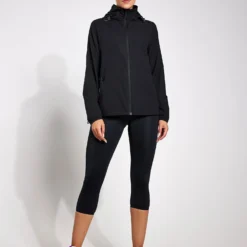 Stormwear Packable Hooded Running Jacket - Black 10 Stormwear Packable Hooded Running Jacket - Black -Default Template 3 Goodmove Lightweight Run Jacket T51 5776 BLACK 0008