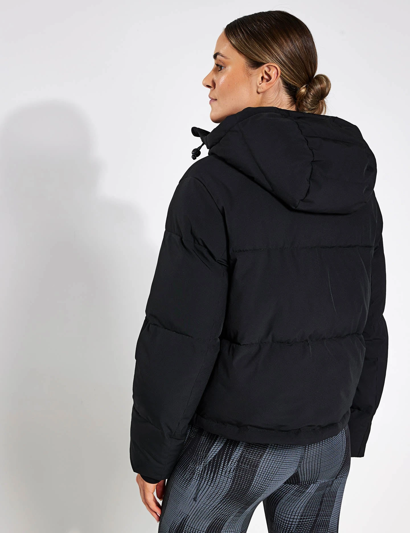 Matte Crop Jacket - Black 2 Matte Crop Jacket - Black - Image 2