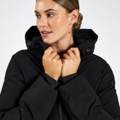 Matte Crop Jacket - Black 9 Matte Crop Jacket - Black -Default Template 3 Goodmove MATTE CROP JACKET T51 5829 Black 0018