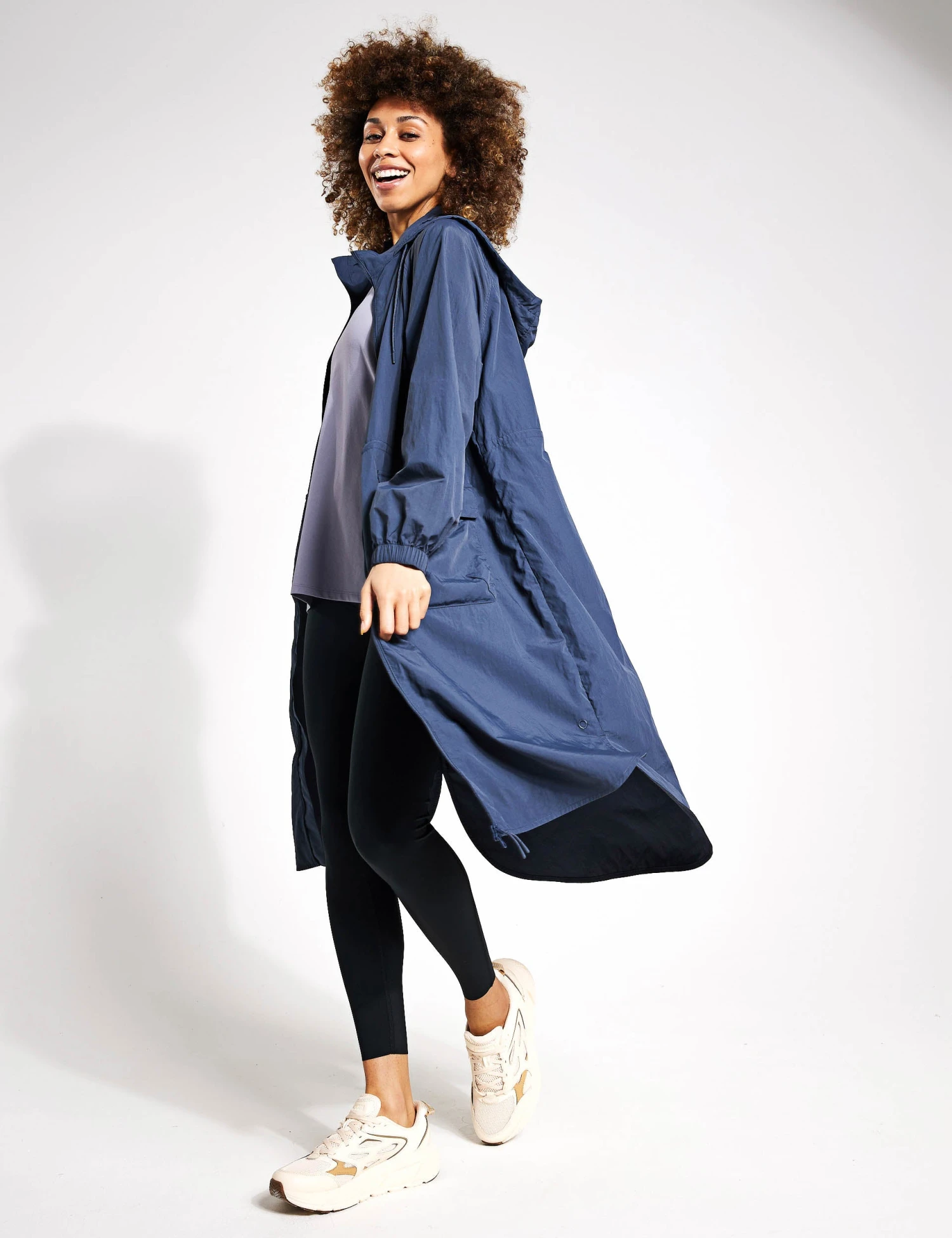 Packable Longline Parka With Stormwear - Nightshade 4 Packable Longline Parka With Stormwear - Nightshade - Image 4