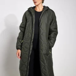 Stormwear Fleece Lined Longline Parka - Dark Olive