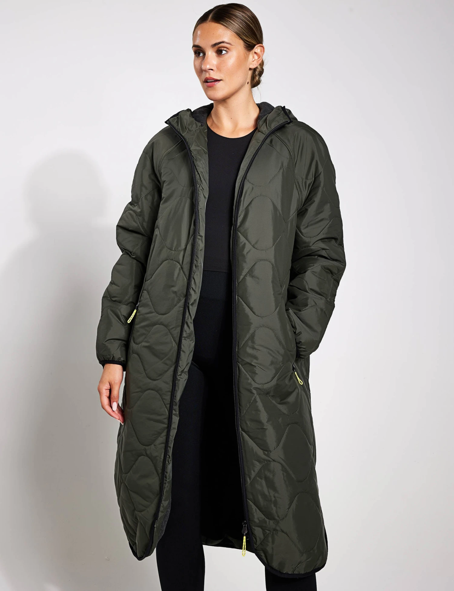 Stormwear Fleece Lined Longline Parka - Dark Olive 1 Stormwear Fleece Lined Longline Parka - Dark Olive