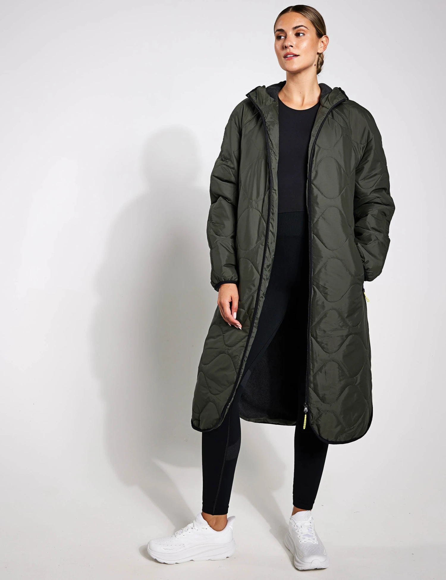 Stormwear Fleece Lined Longline Parka - Dark Olive 6 Stormwear Fleece Lined Longline Parka - Dark Olive - Image 6