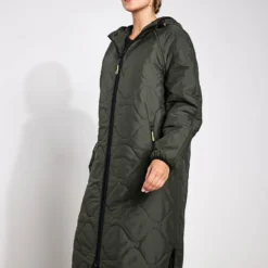 Stormwear Fleece Lined Longline Parka - Dark Olive 9 Stormwear Fleece Lined Longline Parka - Dark Olive -Default Template 3 Goodmove Quilted Parka T51 5499 DO DARK OLIVE 0013