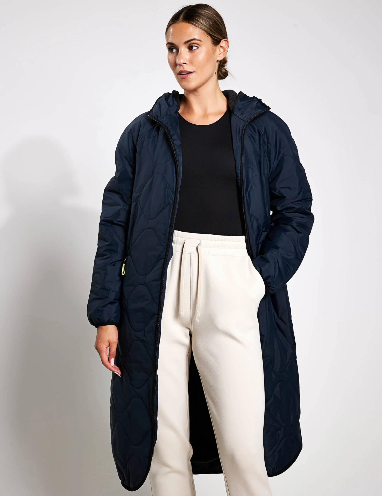 Stormwear Fleece Lined Longline Parka - Midnight Navy 1 Stormwear Fleece Lined Longline Parka - Midnight Navy