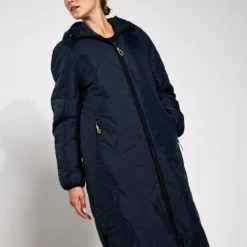 Stormwear Fleece Lined Longline Parka - Midnight Navy 6 Stormwear Fleece Lined Longline Parka - Midnight Navy -Default Template 3 Goodmove Quilted Parka T51 5499 MIDNIGHT NAVY 0012