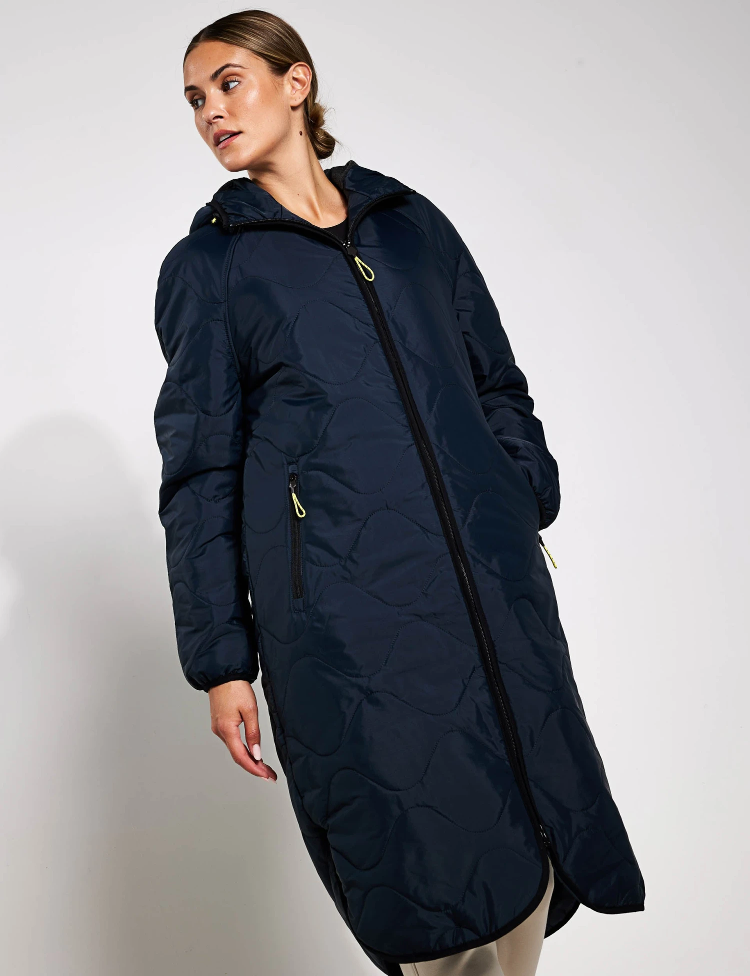 Stormwear Fleece Lined Longline Parka - Midnight Navy 3 Stormwear Fleece Lined Longline Parka - Midnight Navy - Image 3