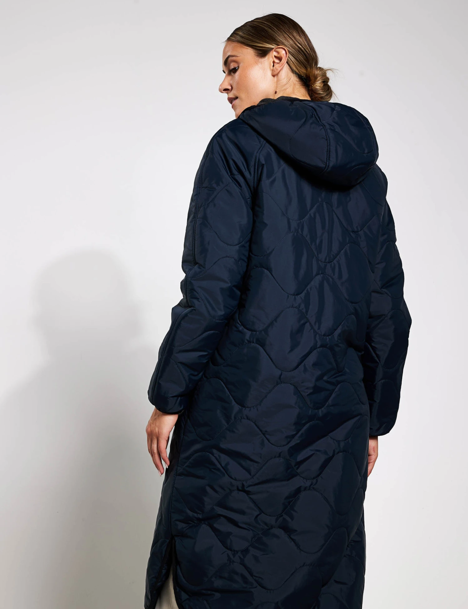 Stormwear Fleece Lined Longline Parka - Midnight Navy 4 Stormwear Fleece Lined Longline Parka - Midnight Navy - Image 4