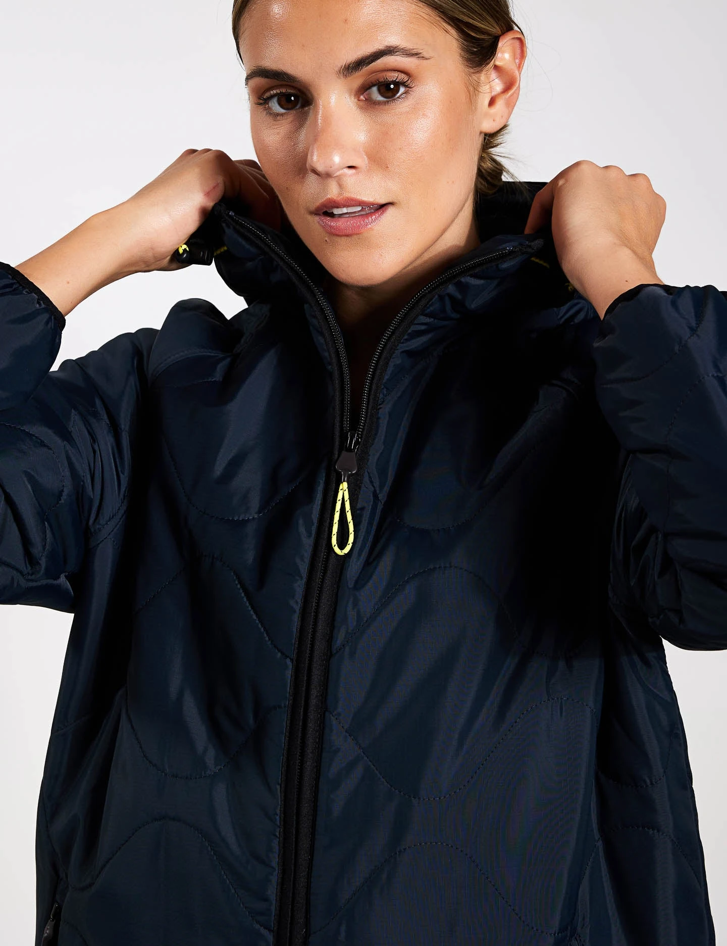 Stormwear Fleece Lined Longline Parka - Midnight Navy 2 Stormwear Fleece Lined Longline Parka - Midnight Navy - Image 2