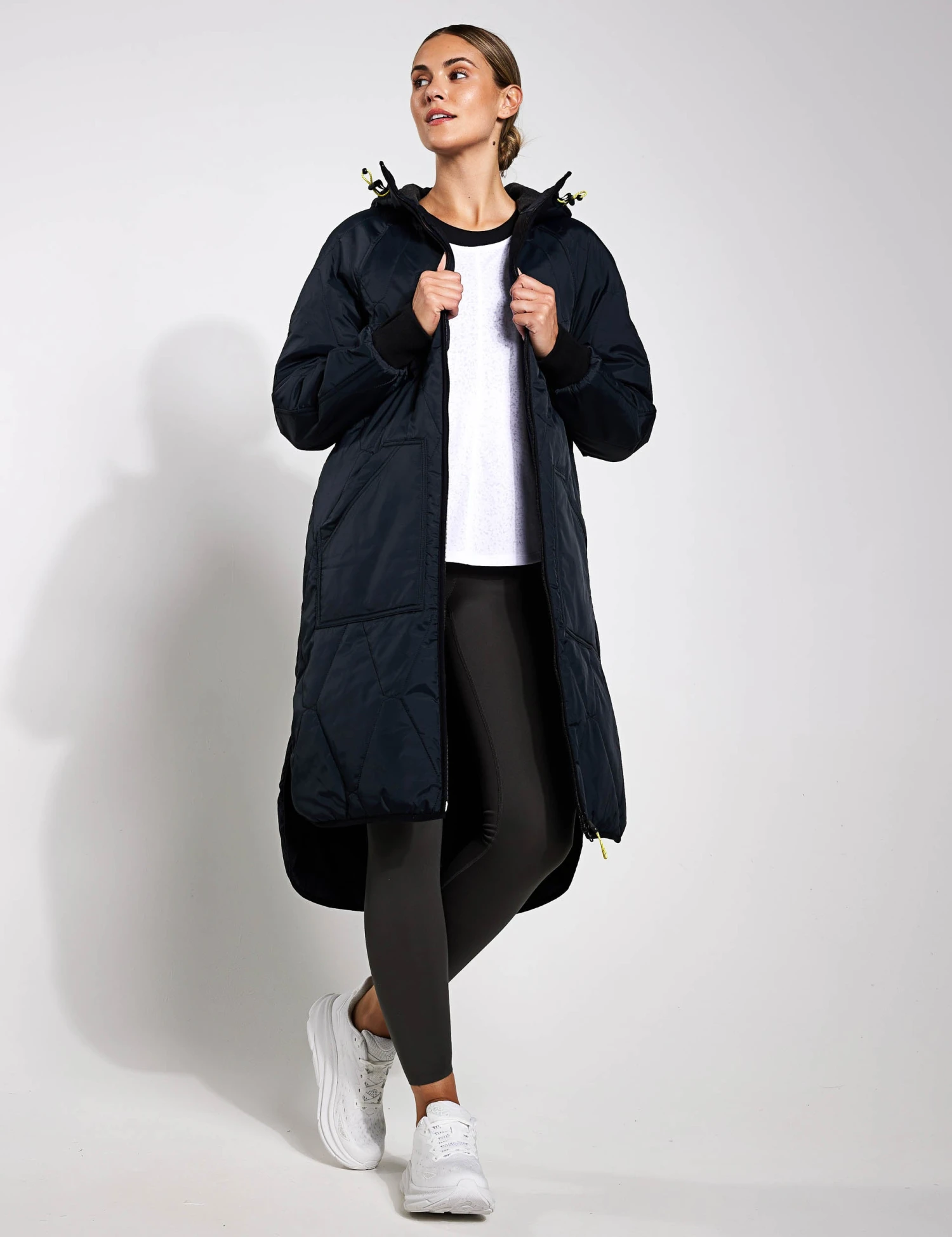 Stormwear Fleece Lined Longline Parka - Black 5 Stormwear Fleece Lined Longline Parka - Black - Image 5