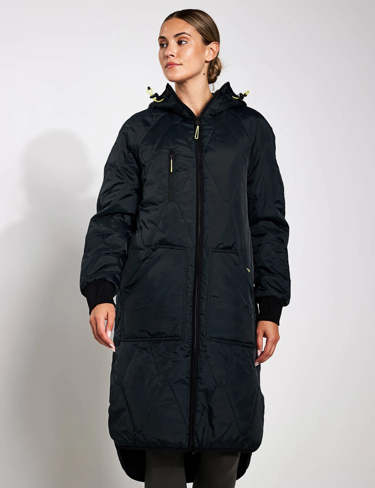 Stormwear Fleece Lined Longline Parka - Black 3 Stormwear Fleece Lined Longline Parka - Black - Image 3