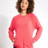 Cotton Rich Crew Neck Sweatshirt - Strawberry