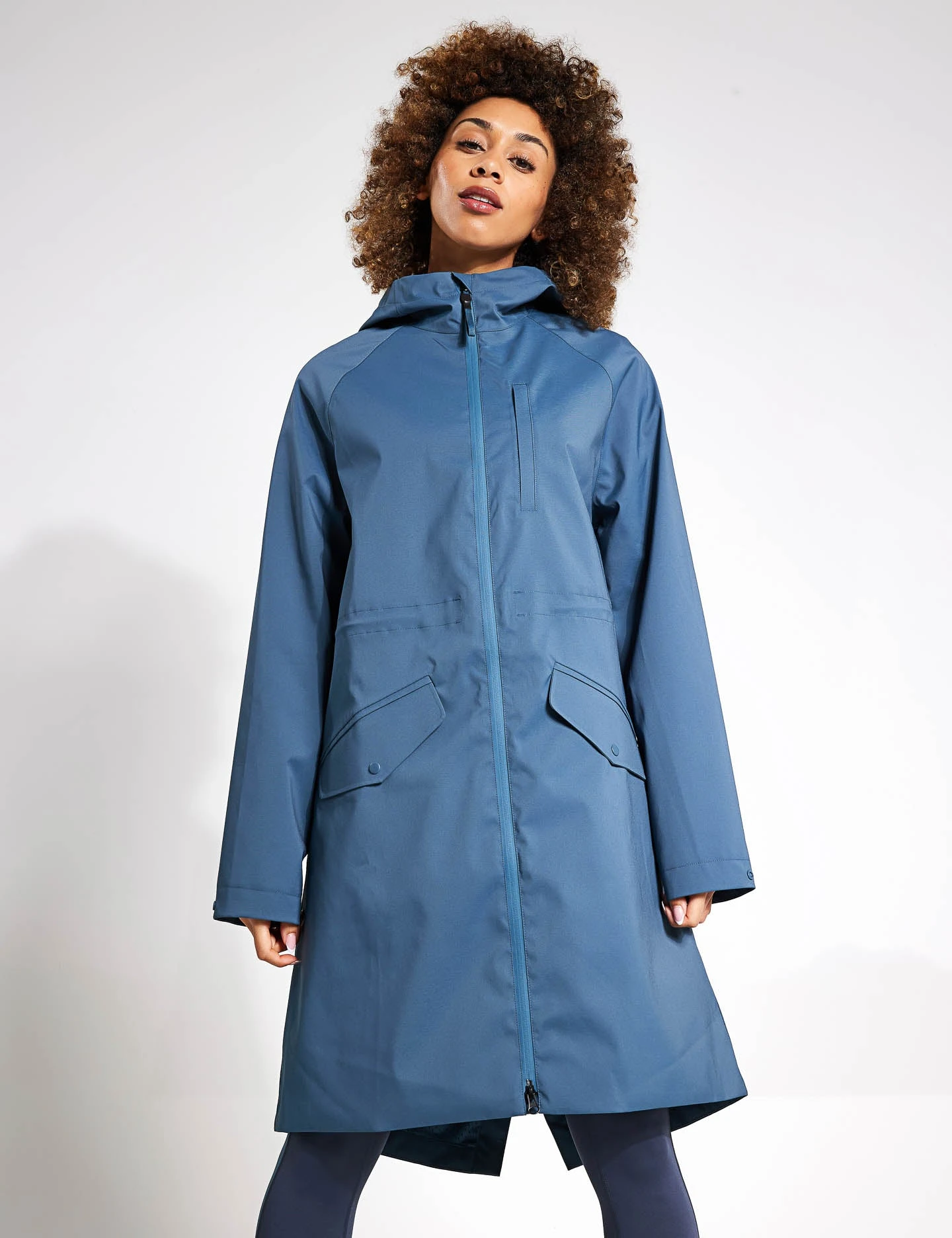 Stormwear Waterproof Hooded Longline Parka - Dark Airforce 5 Stormwear Waterproof Hooded Longline Parka - Dark Airforce - Image 5