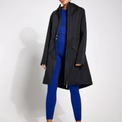 Stormwear Waterproof Hooded Longline Parka - Black