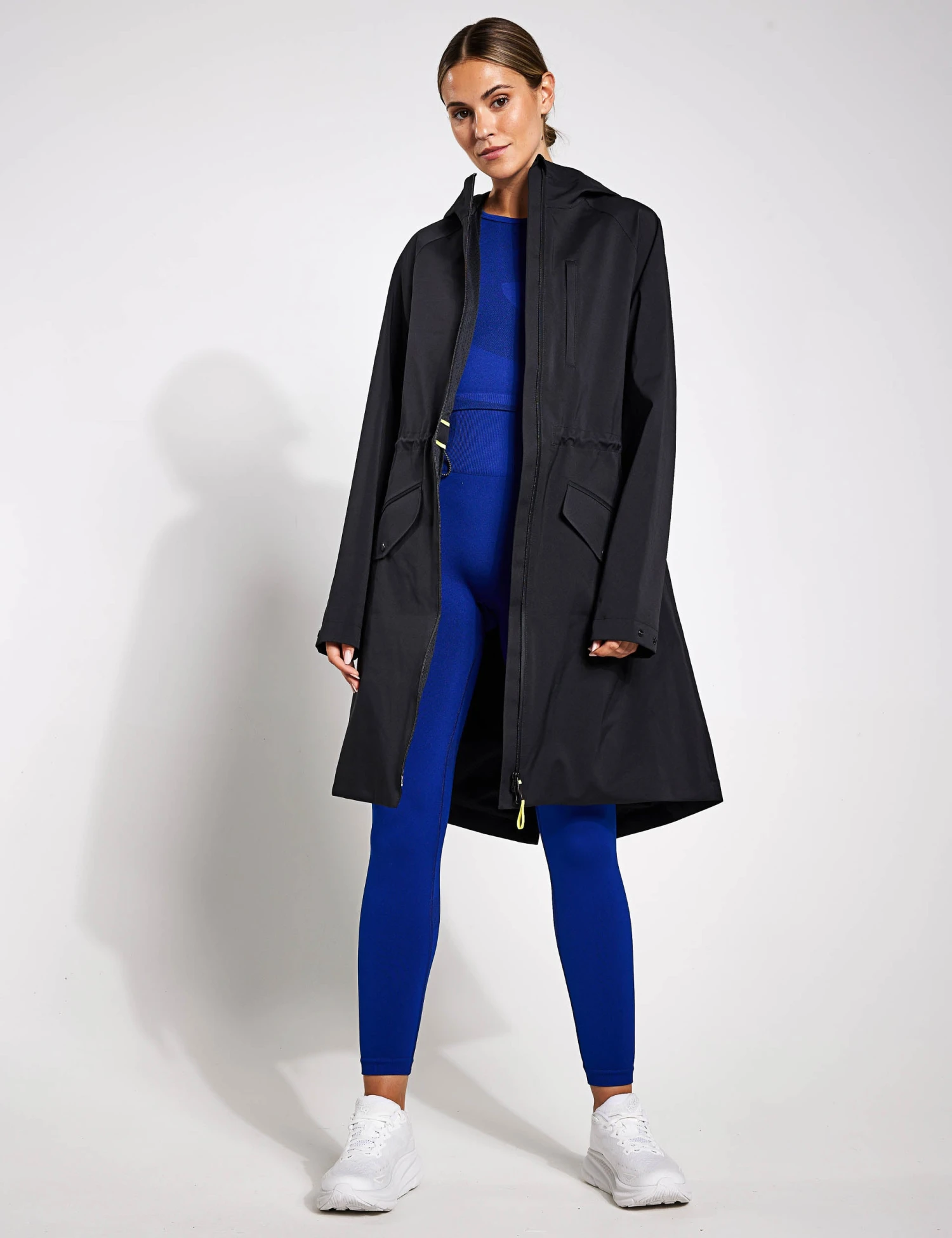 Stormwear Waterproof Hooded Longline Parka - Black 1 Stormwear Waterproof Hooded Longline Parka - Black