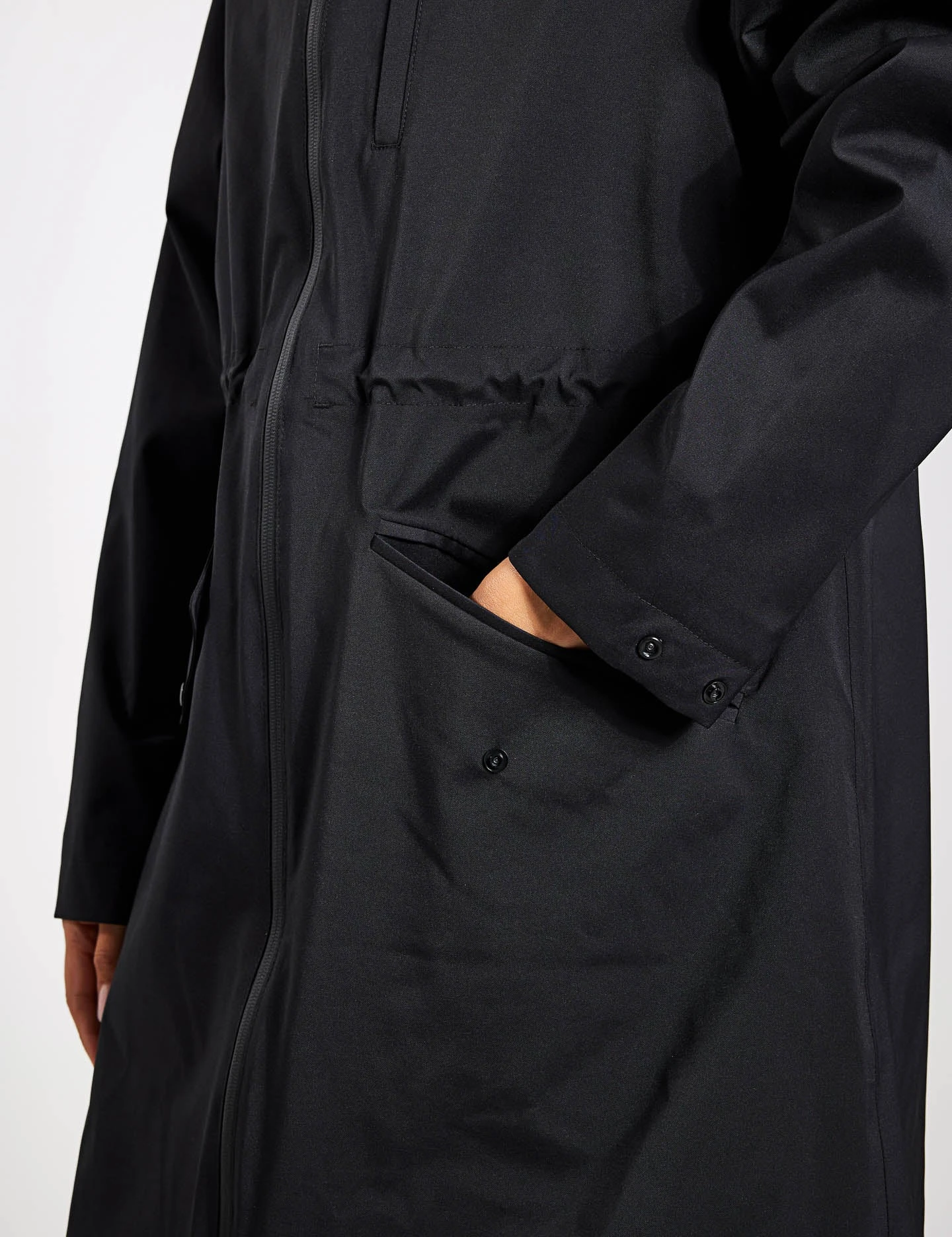 Stormwear Waterproof Hooded Longline Parka - Black 4 Stormwear Waterproof Hooded Longline Parka - Black - Image 4