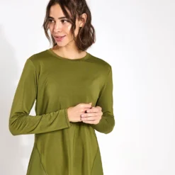 Kendall Long Sleeve Top - Army Green