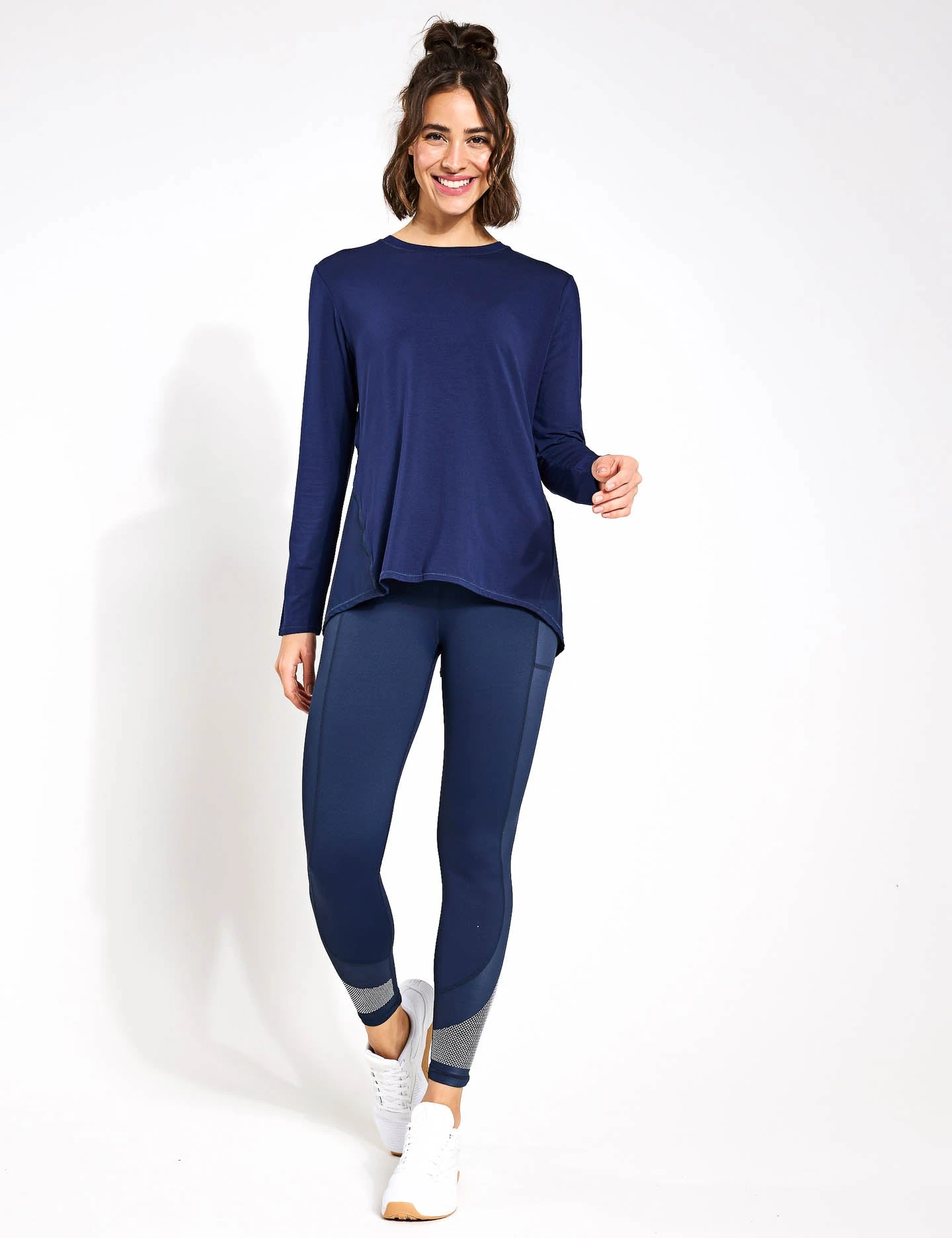 Kendall Long Sleeve Top - Navy 4 Kendall Long Sleeve Top - Navy - Image 4