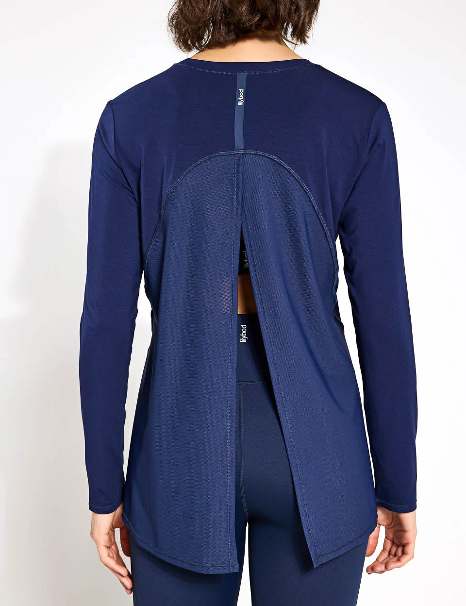 Kendall Long Sleeve Top - Navy 2 Kendall Long Sleeve Top - Navy - Image 2