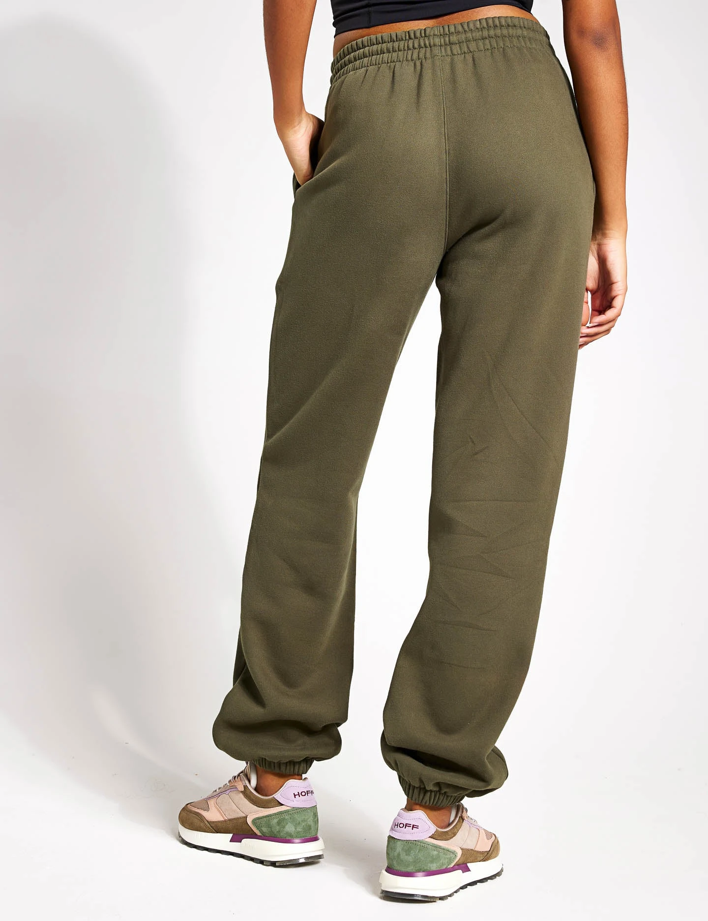 Lucy Track Pants - Olivine 2 Lucy Track Pants - Olivine - Image 2