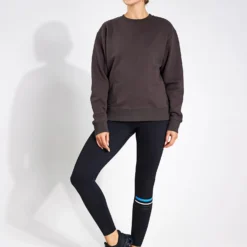 Millie Sweater - Coal Grey 6 Millie Sweater - Coal Grey -Default Template 3 Lilybod Millie Classic Fleece Crew LT67 CLG Coal Grey 0007