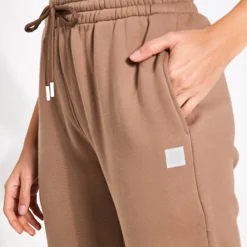 Millie Slim Fleece Track Pant - Taupe -Chillcradle Sale Store Lilybod Millie Slim Fleece Trackpant LL88 TP Taupe 0005