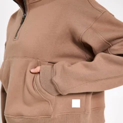 Rihanna Sweat - Taupe 6 Rihanna Sweat - Taupe -Default Template 3 Lilybod RIHANNA 1 4 ZIP UP SWEAT LT77 TP Taupe 0023