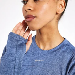 Nike Dri-FIT Swift Element UV Crew Neck Top - Ashen Slate/Reflective Silver -Chillcradle Sale Store Nike nike dri fit swift element UV crew neck top ashen slate fp4297 493 0026
