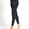 Nike Zenvy High Waisted 7/8 Tie-Dye Leggings - Black