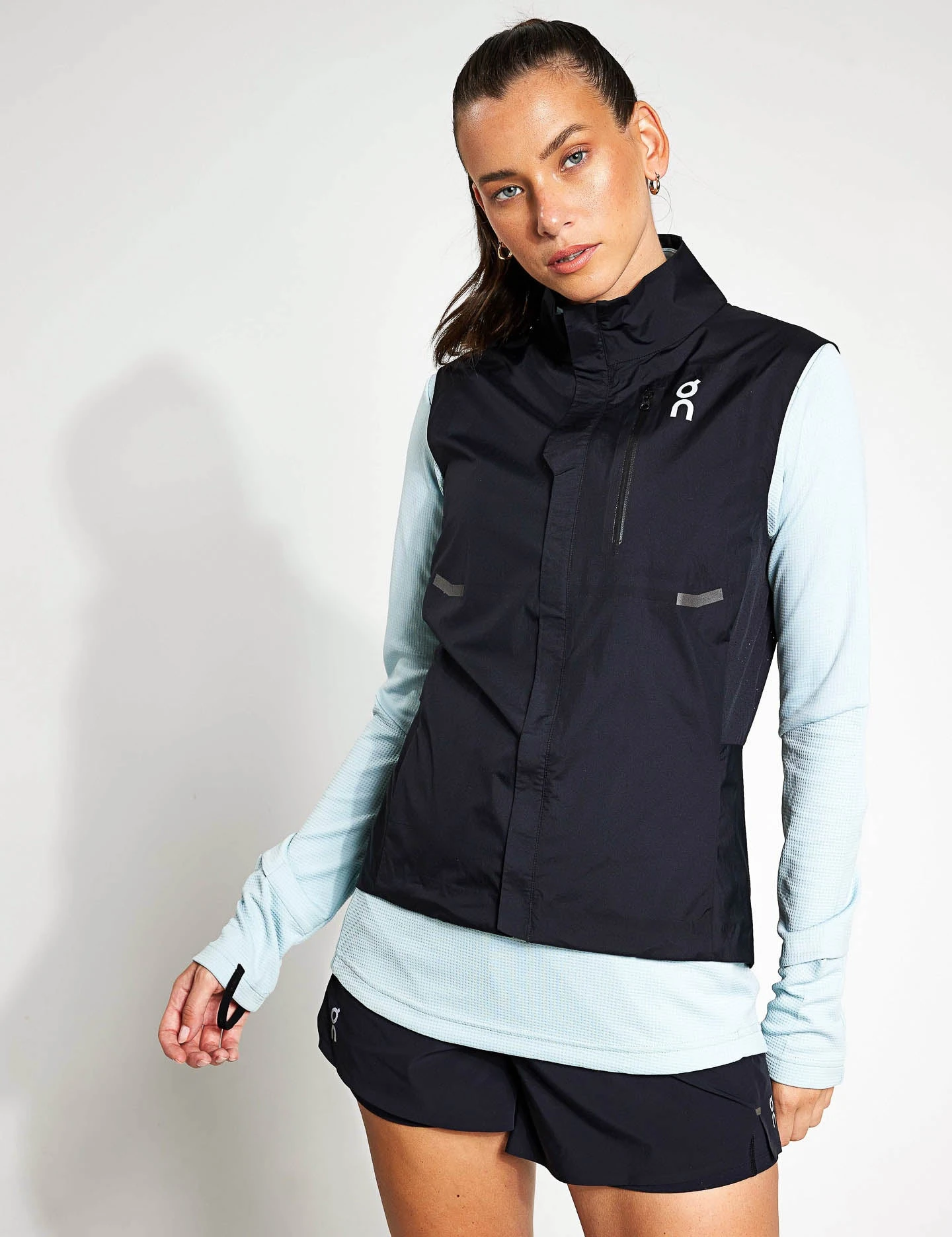 On Running Weather Vest - Black 1 On Running Weather Vest - Black