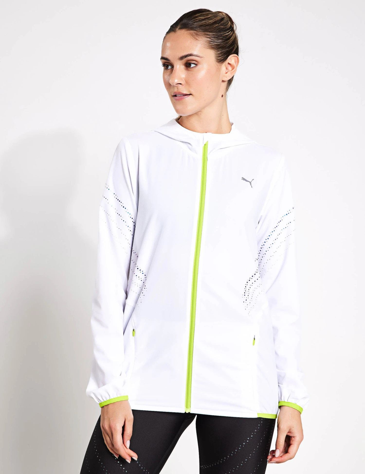 Puma Run Ultraweave Running Jacket - White 1 Puma Run Ultraweave Running Jacket - White