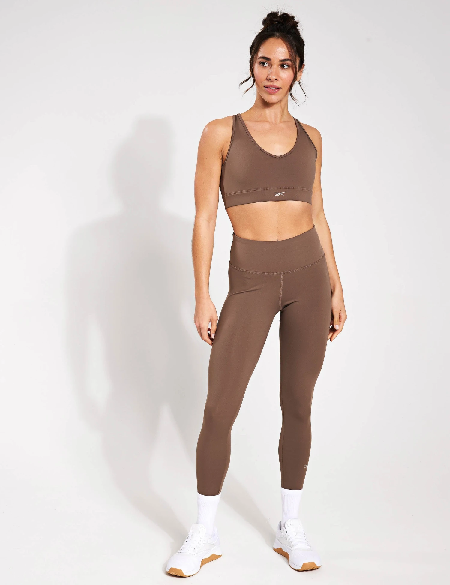 Reebok Active Collective Dreamblend 7/8 Leggings - Utility Brown 3 Reebok Active Collective Dreamblend 7/8 Leggings - Utility Brown - Image 3