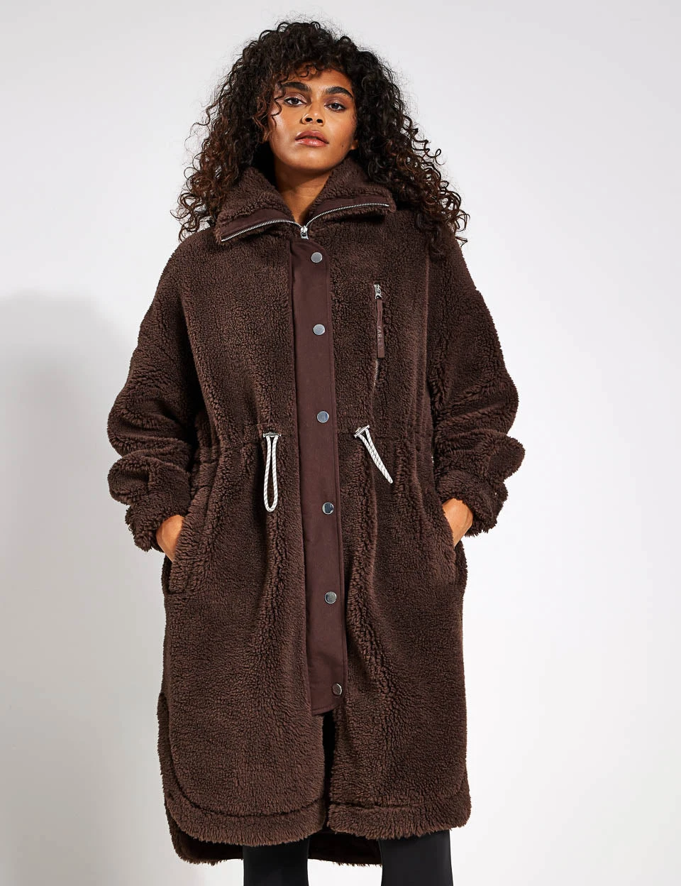 Varley Jones Coat - Coffee Bean 1 Varley Jones Coat - Coffee Bean