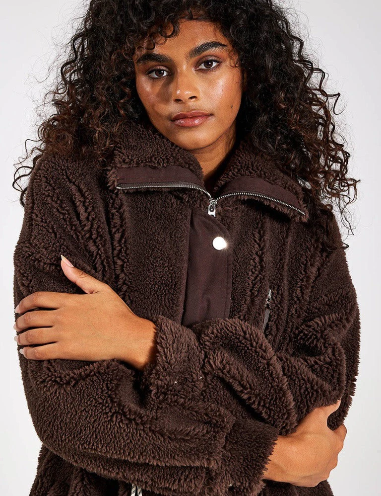 Varley Jones Coat - Coffee Bean 3 Varley Jones Coat - Coffee Bean - Image 3