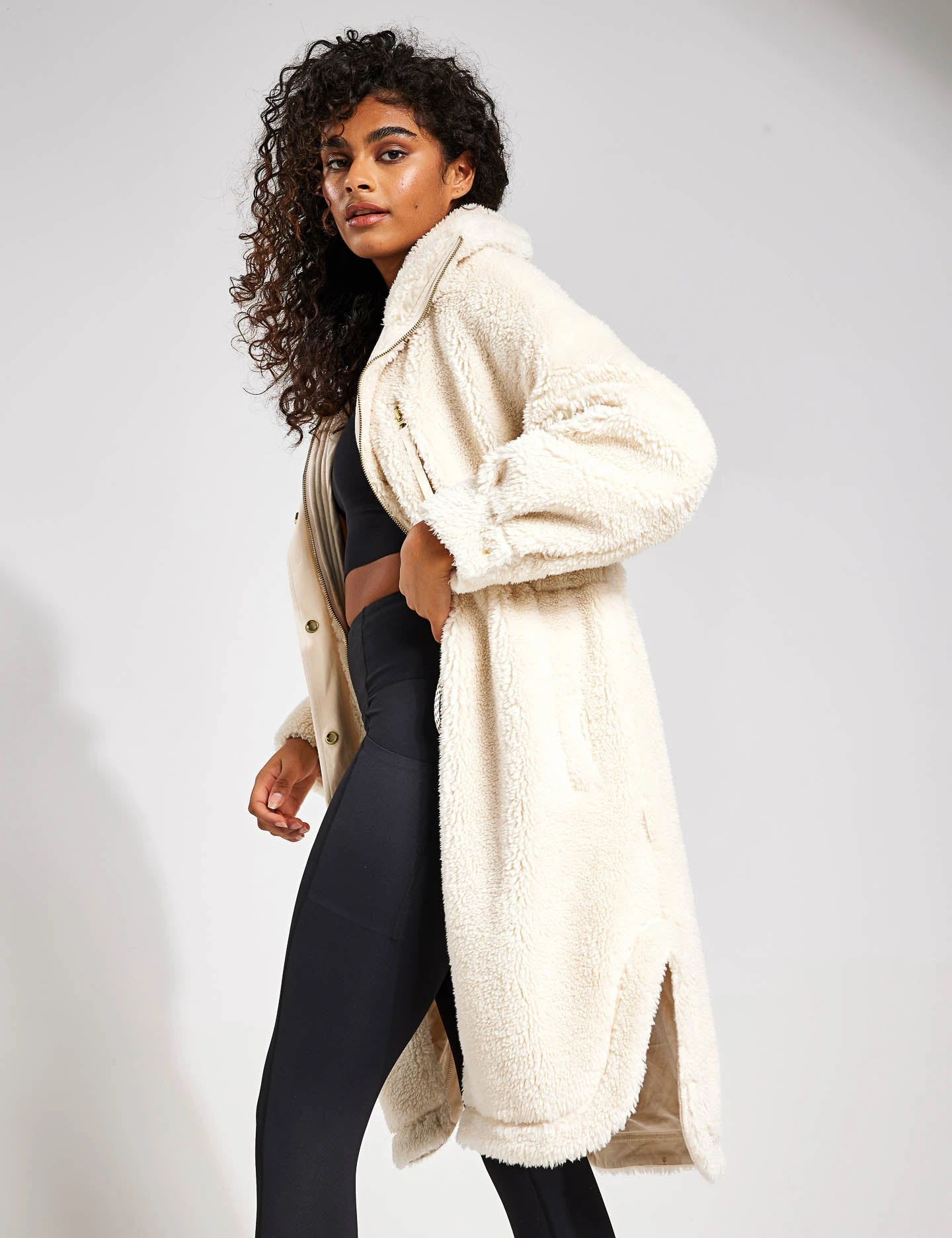 Varley Jones Coat - Sandshell 6 Varley Jones Coat - Sandshell - Image 6