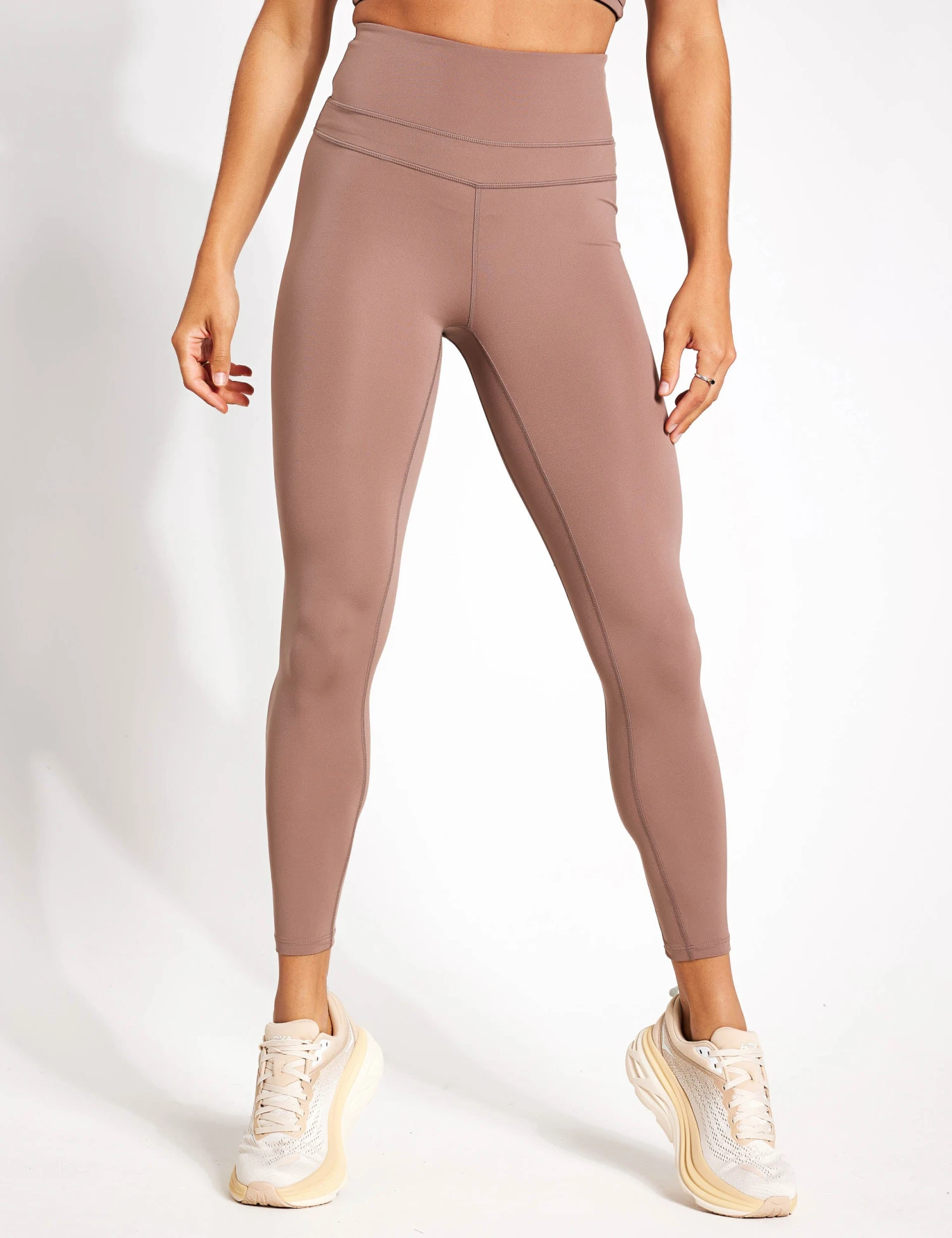 Varley Let's Move Super High Waisted Legging 25" - Deep Taupe 1 Varley Let's Move Super High Waisted Legging 25" - Deep Taupe