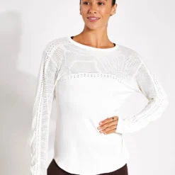 Varley Merrick Seamless Tee - White