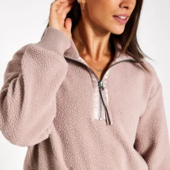 Varley Roselle Half-Zip Fleece - Sphinx 7 Varley Roselle Half-Zip Fleece - Sphinx -Default Template 3 Varley Roselle Half Zip Fleece VAR01167 Sphinx 0027